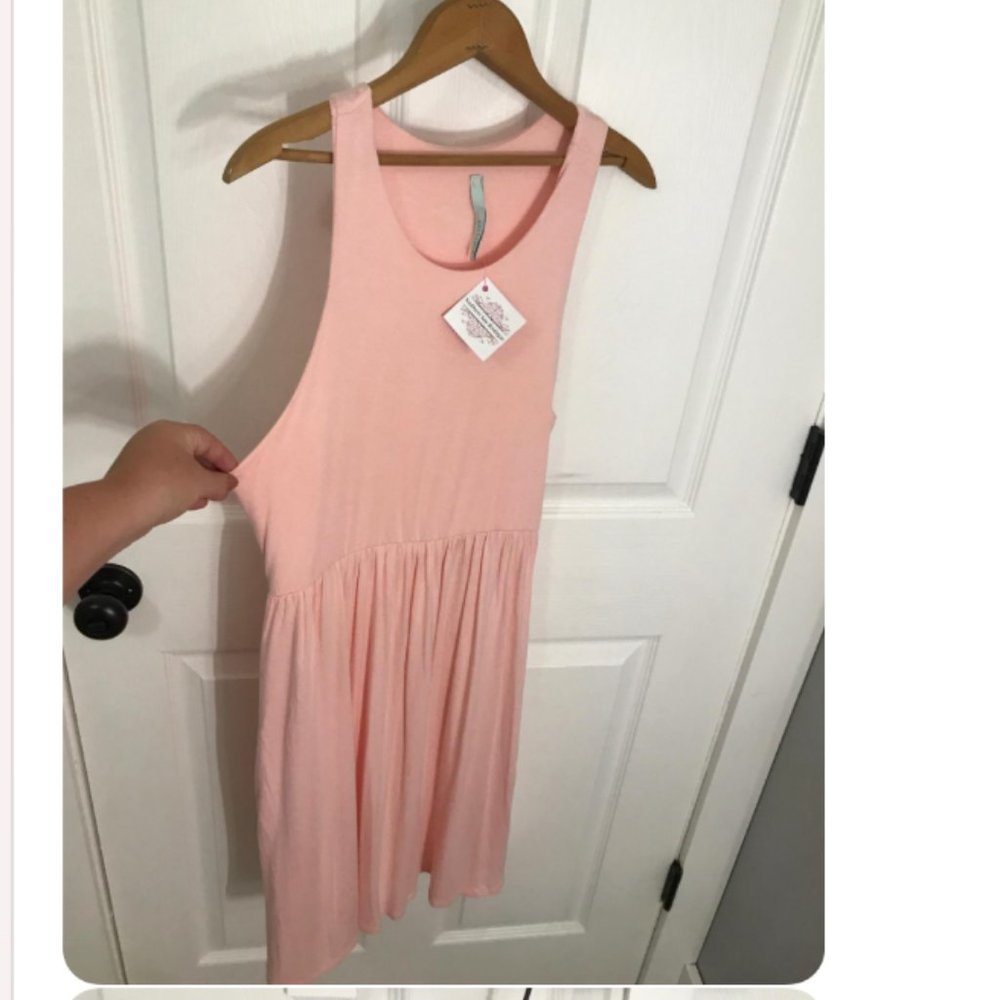 Sleeveless Racerback Pocket Dress